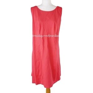 TALBOTS PLUS SHIFT DRESS SZ 14 PLUS